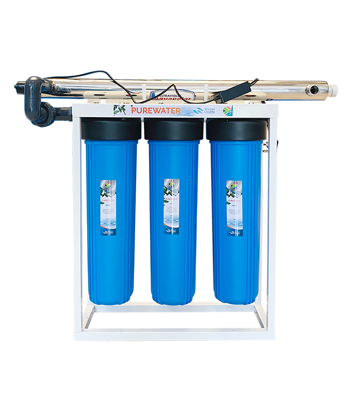 whole house 3 stage big blue water filter