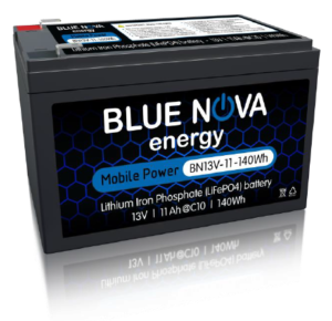 BlueNova Mobile Series Lithium Iron Phosphate 13V-11Ah-140Wh Battery