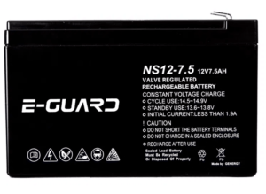 E-Guard 12V/7.5Ah AGM General Purpose Battery