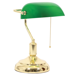 Bright Star Bankers Lamp With Pull Switch TL021 GREEN