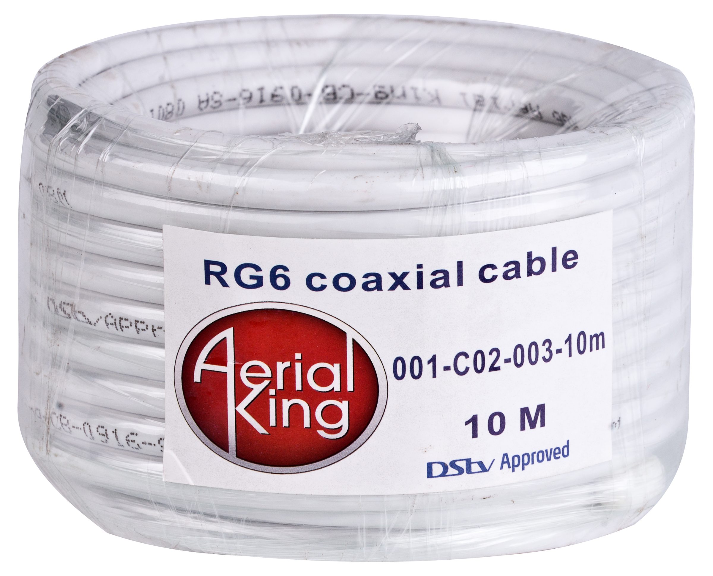 Cable Rg6  White (10M) 64 Braid