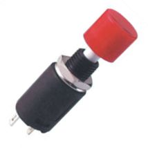 Push Button Switch N.O. Spst 3A Red Solder M7 D=10 L=39Mm Ds-232