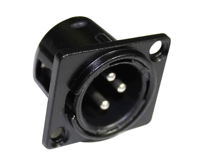 Plug / Male Xlr 3-Pin P/Mnt M59115