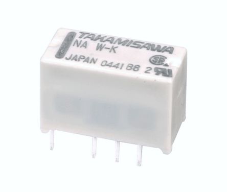 Relay Dpdt 2A 12Vdc Rect 8Pcb Na-12W-K