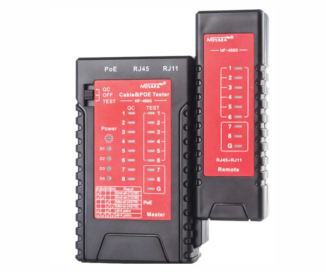 Network Cable Tester Rj45 / Rj11With Poe Nf-468S