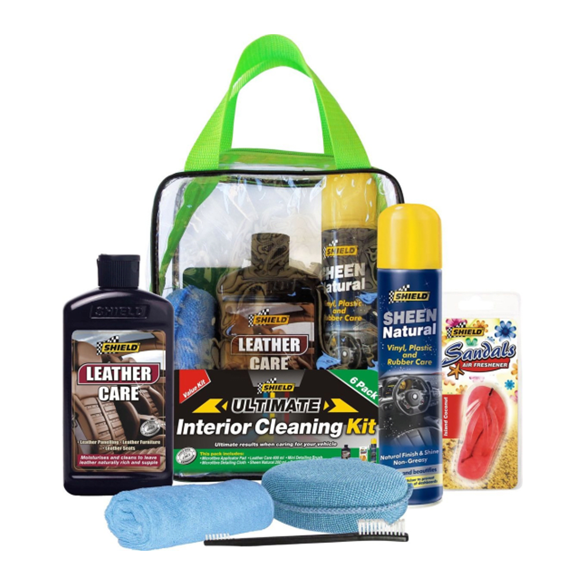 Shield Interior Cleaning Kit New 8 Pack Std